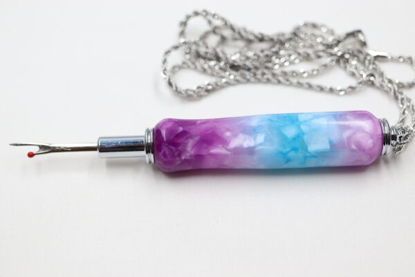 Seam Ripper Necklace in Chrome (Winter Blossom) - Summit Wood ...